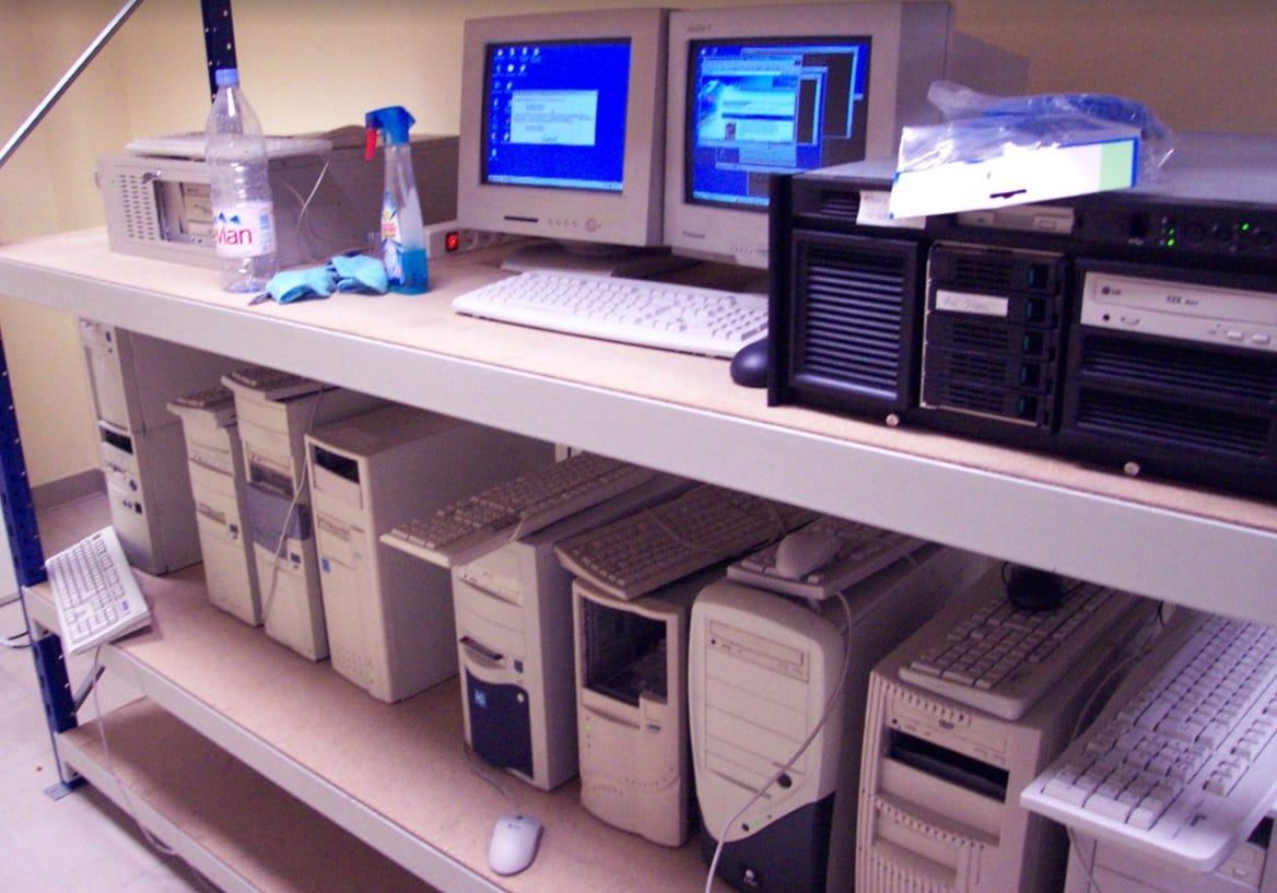 Datacenter maison en 2003 et souvenirs de réseaux (lettre n°2)